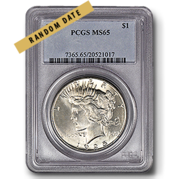 Picture of Peace Silver Dollar MS65*