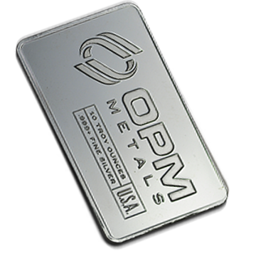 Picture of 10 oz OPM Silver Bars