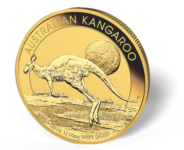 Picture of 2016 1/10 oz Australian Gold Kangaroo