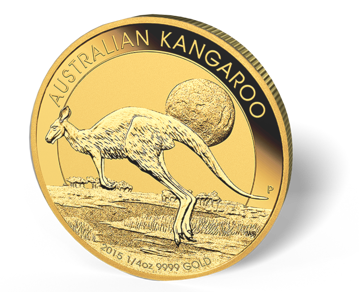 Picture of 2016 1/4 oz Australian Gold Kangaroo