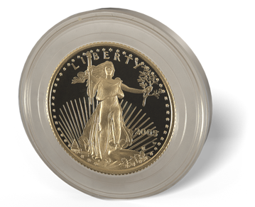 Picture of 1/4 oz American Gold Eagle Capsule