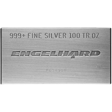 Picture of 100 oz Engelhard Silver Bar