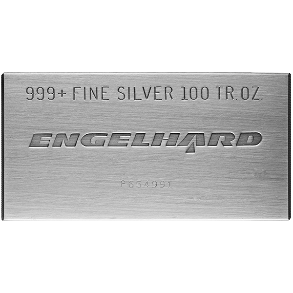 Picture of 100 oz Engelhard Silver Bar