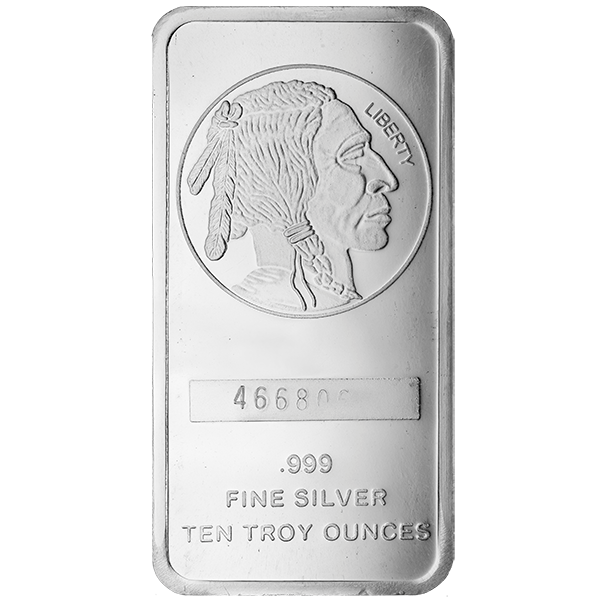 Picture of 10 oz Buffalo Silver Bar