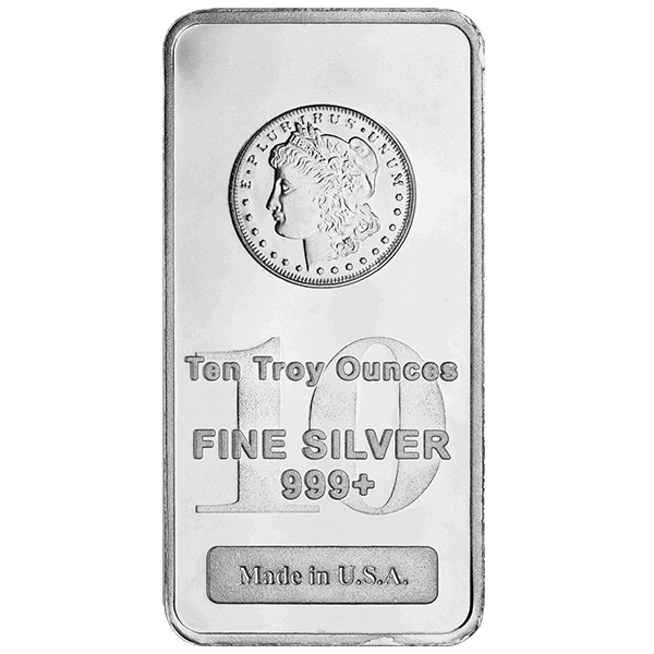 Picture of 10 oz Morgan  Silver Bar