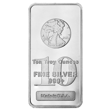 Picture of 10 oz Walking Liberty Silver Bar