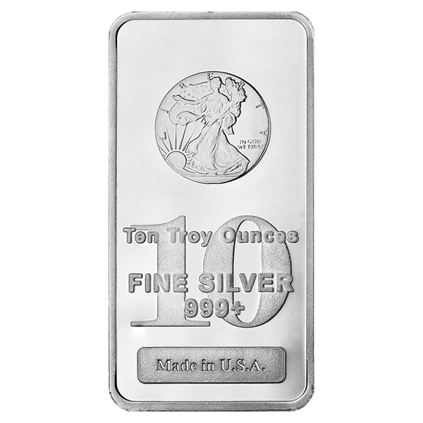 Picture of 10 oz Walking Liberty Silver Bar