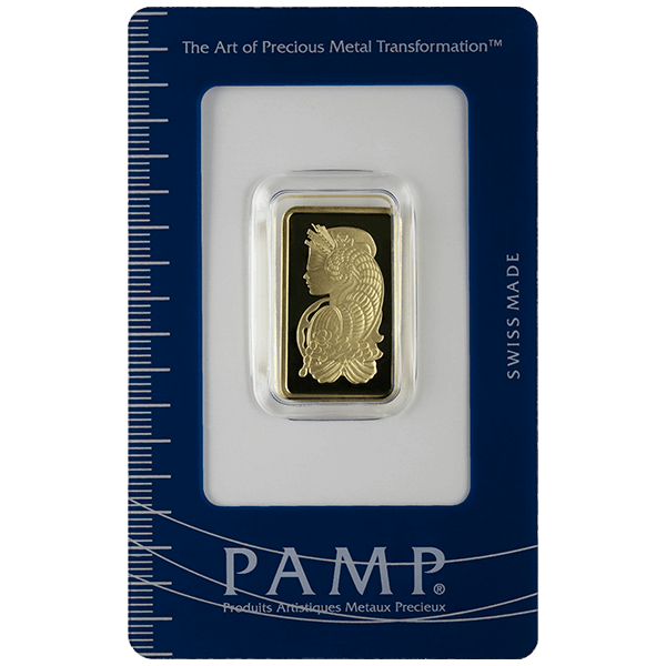 Picture of 10 Gram Pamp Gold Bar