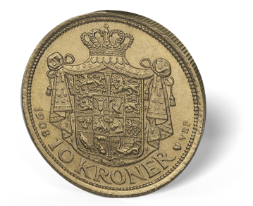 Picture of Denmark Gold 10 Kroner