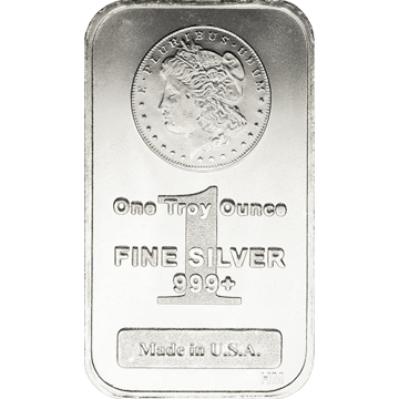 Picture of 1 oz Morgan Silver Bar