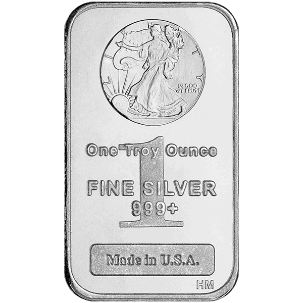 Picture of 1 oz Walking Liberty Silver Bar