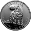 Picture of 2011 1 oz Canadian Wilderness Silver Wolf