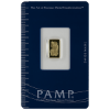 Picture of 1 Gram Pamp Gold Bar