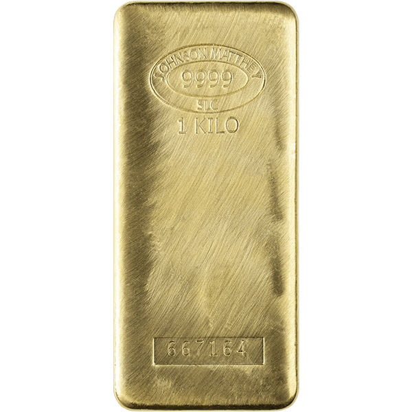 Picture of 1 Kilo Pure Gold Bar (32.15 oz) - our choice