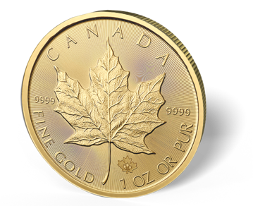 Picture of 1 oz Canadian Gold Maple Leaf Coins - 2016