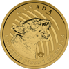 Picture of 2015 1 oz Canadian Gold Maple Leaf Growling Cougar