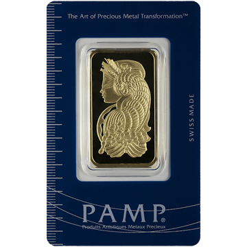 Picture of 1 oz Pamp Gold Bar - Our Choice