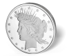 Picture of 1 oz Peace Dollar Design Silver Rounds