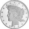 Picture of 1 oz Peace Dollar Design Silver Rounds