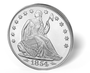 Picture of 1 oz Seated LibertySilver Rounds