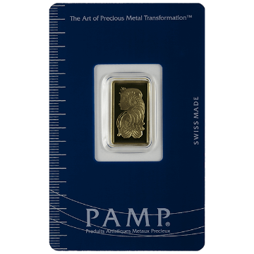 Picture of 2.5 Gram Pamp Gold Bar