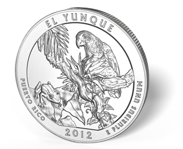 Picture of 5 oz Silver America the Beautiful - El Yunque National Park