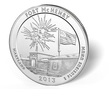 Picture of 5 oz Silver America the Beautiful - Fort McHenry National Park