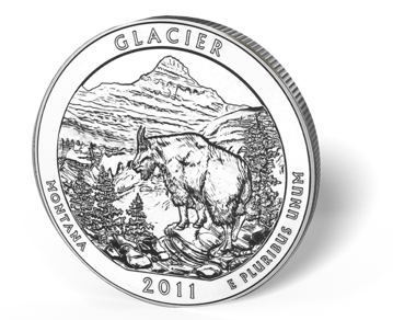 Picture of 5 oz Silver America the Beautiful - Glacier National Park