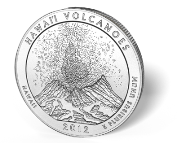 Picture of 5 oz Silver America the Beautiful - Hawaii National Park