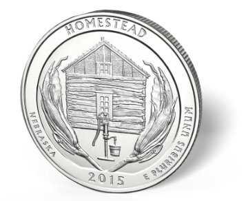 Picture of 5 oz Silver America the Beautiful - Homestead National Monument