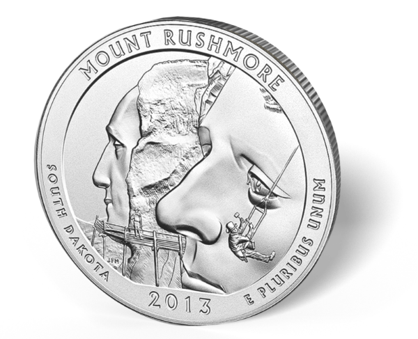 Picture of 5 oz Silver America the Beautiful - Mount Rushmore National Monument