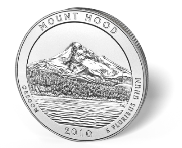 Picture of 5 oz Silver America the Beautiful - Mount Hood National Park