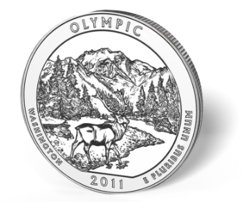 Picture of 5 oz Silver America the Beautiful - Olympic National Park