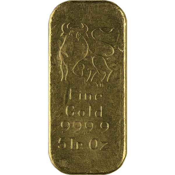 Picture of 5 oz Generic Gold Bar - Our Choice