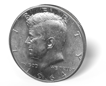 Picture of 90% Junk Silver $1 Face Value Kennedy Halves