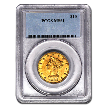 Picture of $10 Liberty Gold Coins MS 61