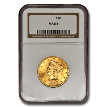 Picture of $10 Liberty Gold Coins MS 63