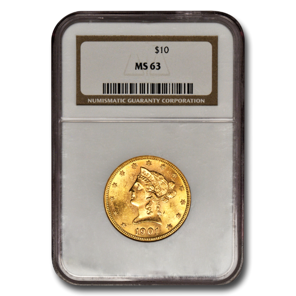 Picture of $10 Liberty Gold Coins MS 63