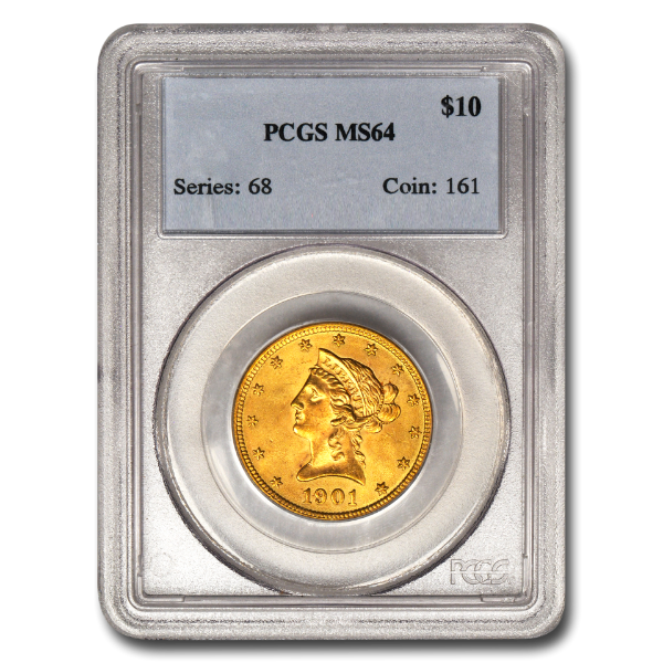 Picture of $10 Liberty Gold Coins MS 64