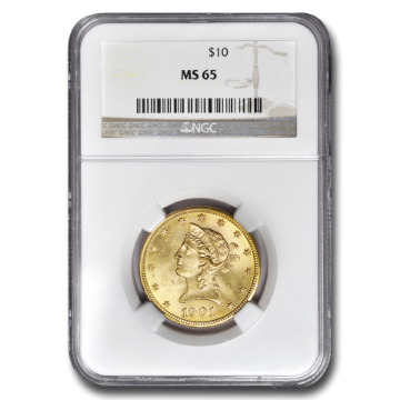 Picture of $10 Liberty Gold Coins MS 65