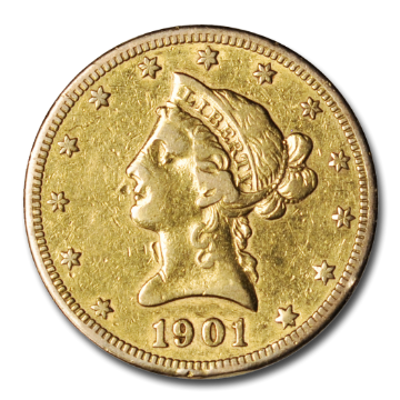 Picture of $10 Liberty Gold Coins XF