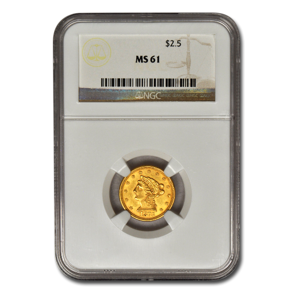 Picture of $2.5 Liberty Gold Coins MS 61