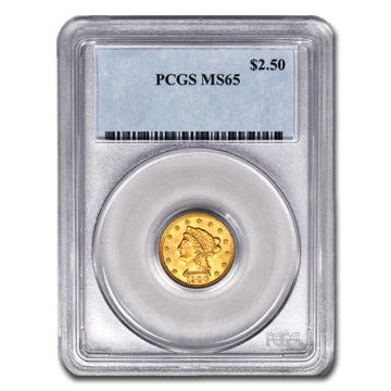 Picture of $2.5 Liberty Gold Coins MS 65