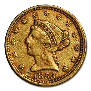 Picture of $2.5 Liberty Gold Coins XF