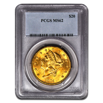Picture of $20 Liberty Gold Coins MS 62