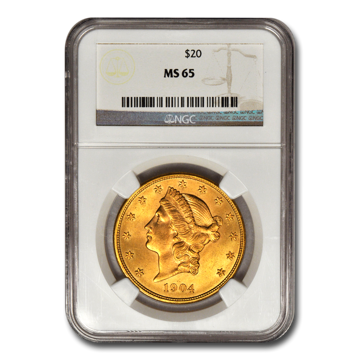 Picture of $20 Liberty Gold Coins MS 65