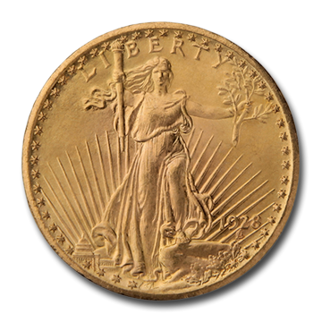 Picture of $20 Saint-Gaudens Gold Coins XF