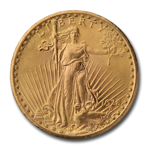 Picture of $20 Saint-Gaudens Gold Coins XF