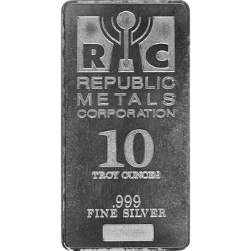 Picture of 10 oz RMC Silver Bar