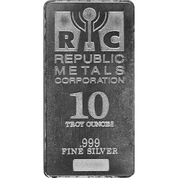 Picture of 10 oz RMC Silver Bar